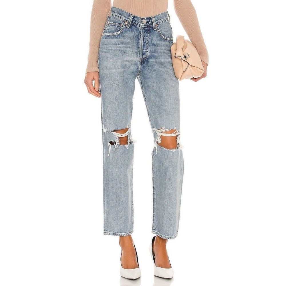 $416 Retail 🔥 Citizens of Humanity NWT!! V Front Wide Leg Jeans Size 28